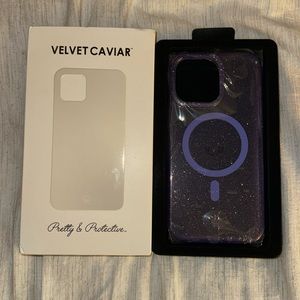 VELVET CAVIAR- Lilac Stardust Glitter iPhone Case (15 PRO MAX)
